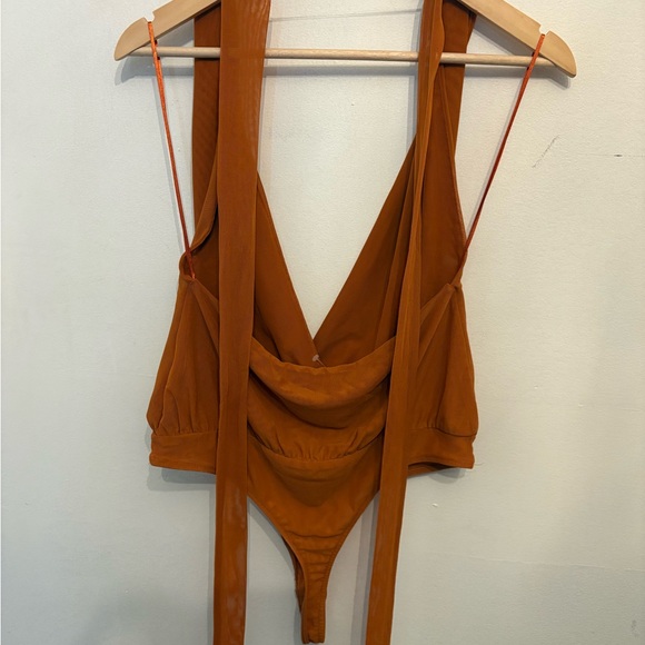 Zara Rust Bodysuit - Picture 3 of 5